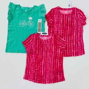 Old Navy | Bike Tie Dye Crew Neck T-shirt Bundle NWT 5T